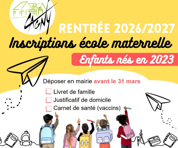 Inscriptions écoles