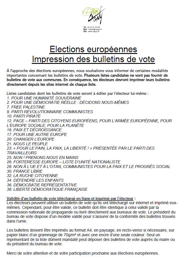 Vote 9 juin