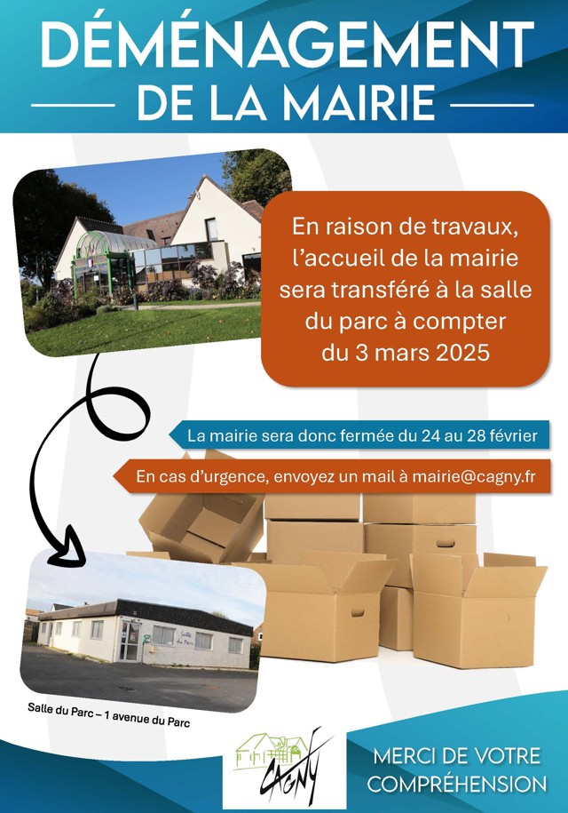 Déménagement mairie