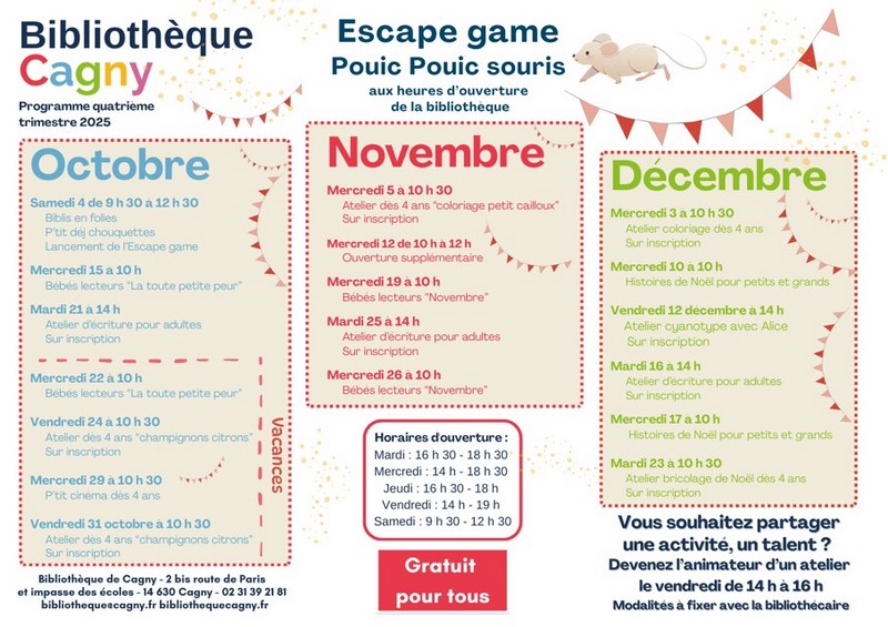 Programme bibliothèque