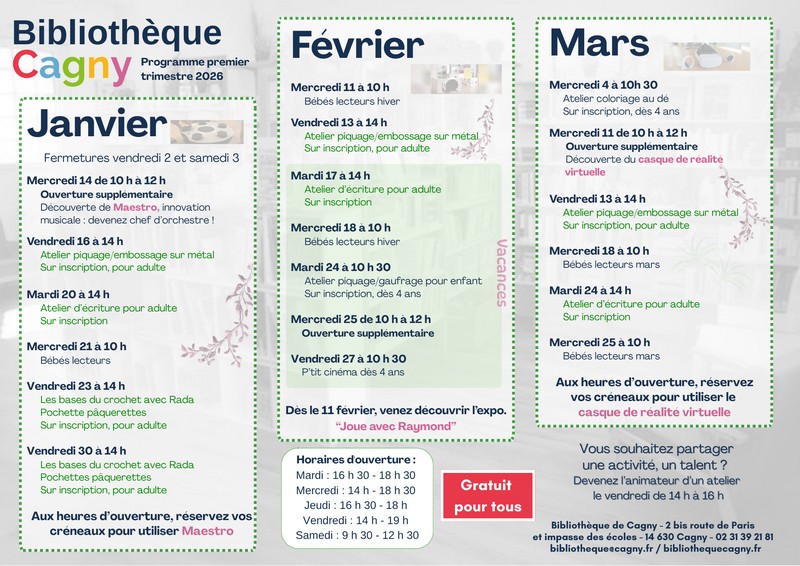 Programme bibliothèque