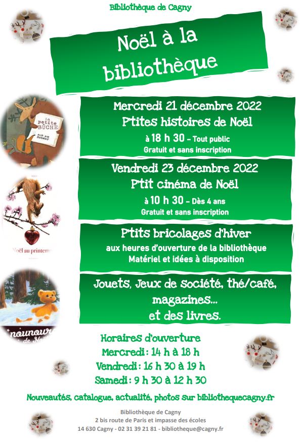 Noël 2022 bibliothèque