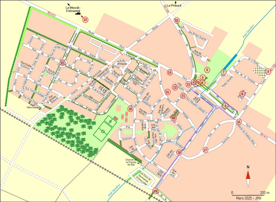 Plan touristique