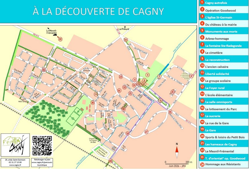 Plan découverte de Cagny