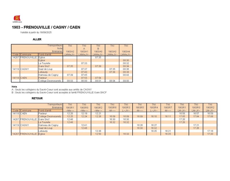 tRANSPORT LIGNE 1903