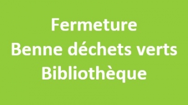 Fermeture exceptionnelle
