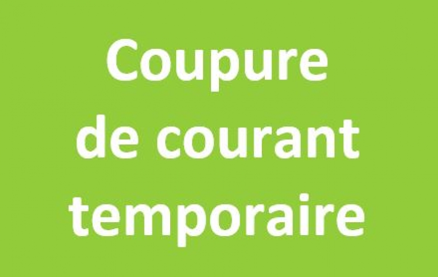 Coupure de courant
