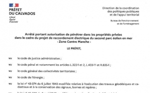 Arrêté autorisation